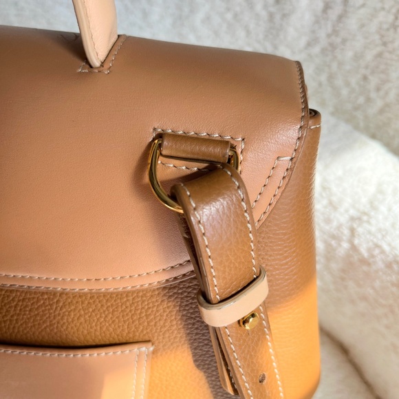 Polene Numero Un Handbag in Trio Camel - Picture 7 of 15